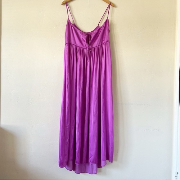 Mango Scoop Neck Satin Dress - Picture 9 of 10